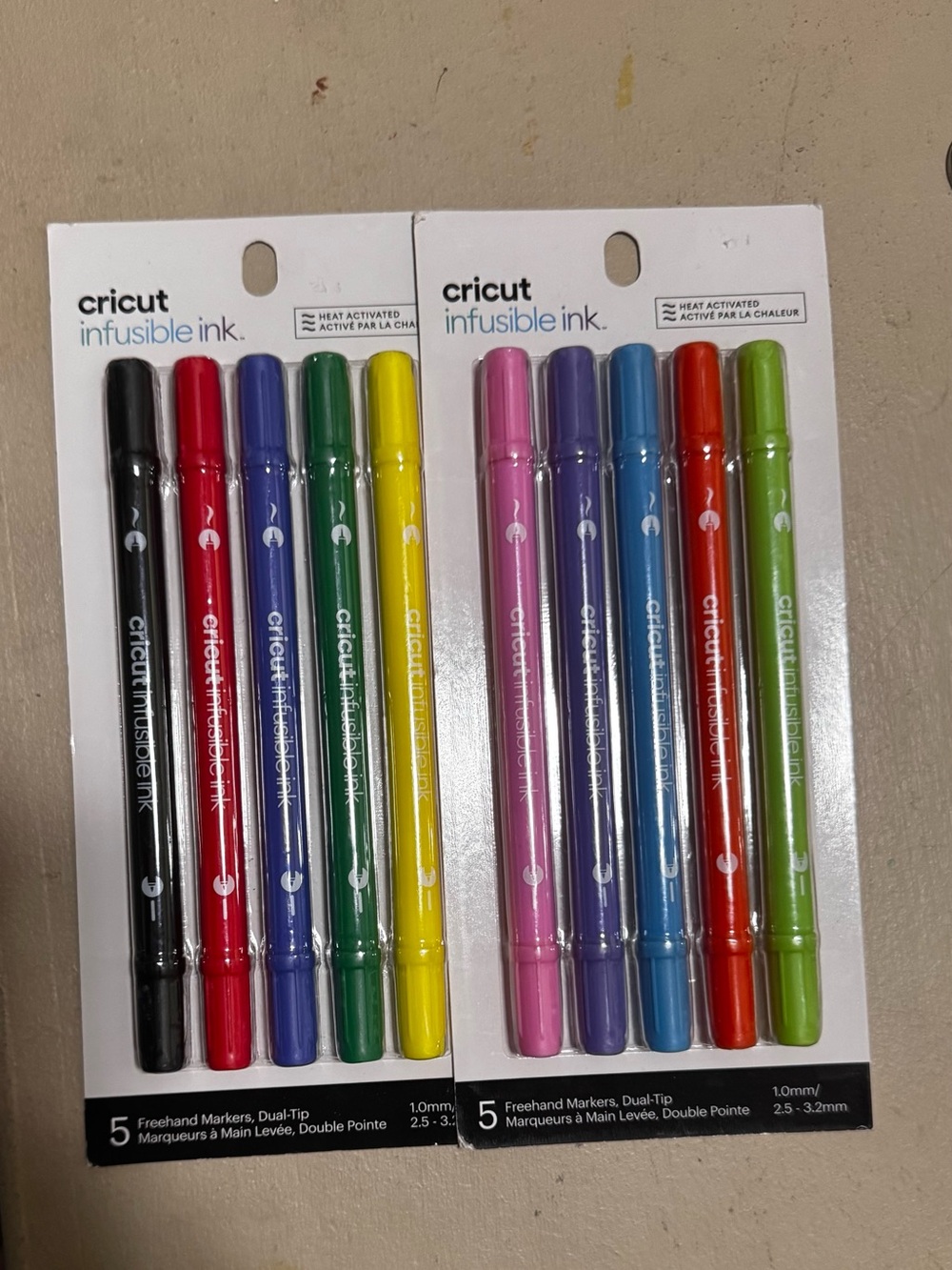 Cricut Infusible Ink Dual-Tip Marker Set - Assorted Colors